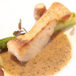 レストラン エテルニテ - 鳥取県産ヒラメのポワレ '15 5月上旬