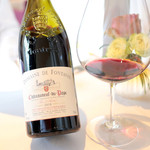 レストラン エテルニテ - シャトーヌフ・デュ・パプ　ルージュ"テール・ダンセトル"（フォンタヴァン）2010 '15 5月上旬