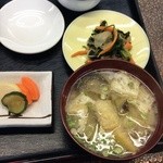 Suehiro hanten - 味噌＆小鉢＆漬物