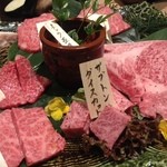 Yakiniku Sukiyaki Jun - 絶品！！和牛クラシタ七部位食べ比べ