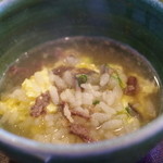 徳山鮓 - 琵琶湖のスッポンと名残のクマの雑炊