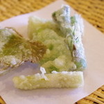 徳山鮓 - 山菜の天麩羅