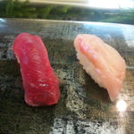 Sushi Dai - 赤身、金目