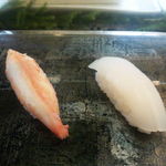 Sushi Dai - ズワイガニ、塩イカ