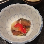 美味い家 若鈴 - 2015年6月：お通し(\220)