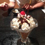 美味い家 若鈴 - 2015年6月：チョコパフェ(\508)