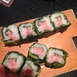 美味い家 若鈴 - 2015年6月：レタス巻き(\875)…若鈴名物