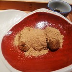 くろぎ - きな粉でわらび餅