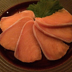 ハーバーズキッチン - ルイベ(季節限定のシャケの刺身)