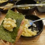 옹기꽃게장 - ケジャンと海苔