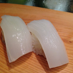 鮨 千寿 - ピカピカ剣先イカ