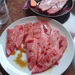 もうもう亭 - 食べかけですが、2人前