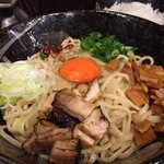 麺屋わっしょい - 塩油そば　魚介スープとともに