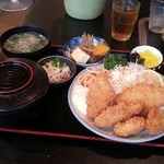 Oshokuji Dokoro Mitsuoka - ミックスフライ定食