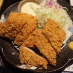 勝烈亭 新市街本店 - 厚揚げ盛り合わせ膳+クリームコロッケ