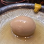 元祖 名島亭 - 博多屋台とんこつおでん。今日も玉子を選択♡