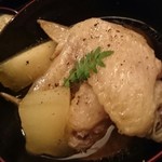 鶴に橘 - 手羽先と冬瓜の煮いたん