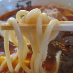 『胡月』　ビビン温麺　温麺にしてもまだ弾力が残ってます♪