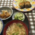 焼道楽 - ★鯖の塩焼き定食＝４５０円