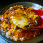 めだかタンタン - ◆麻婆豆腐◆めだかさんの気遣いで味見をさせていただきました！【2015年6月25日撮影】