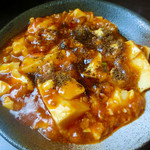 めだかタンタン - 香辛料がシャープに効いた刺激的でワイルドな麻婆豆腐【感動度】★★★★★★★★★∞♡スパイシーでキレがありすぎ！【2015年6月25日撮影】