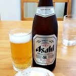 しれとこ家 - 中瓶はアサヒでした