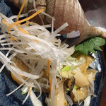 中華 酒菜 くるみ - つぶ葱油炒め