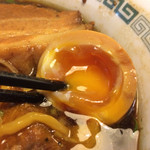 富山ブラックラーメンだらんま - 味玉