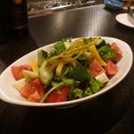 オステリア ブッコ - ＢＵＣＯのグリーンサラダ９００円