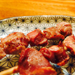 竹とんぼ - 砂肝串焼き
