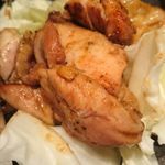 Fukuno tori - 【メイン】漬け込みひな鶏の鍬焼き