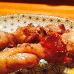 竹とんぼ - ひね鷄串焼き