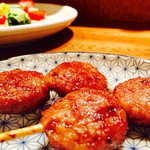 竹とんぼ - 料理写真:つくね串焼き