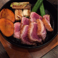 瓦町どら鴨 - 河内鴨のロースステーキ（1850円）