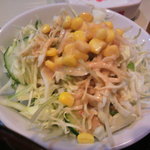 小林美食 - ランチのサラダ　ごま風味のドレッシング