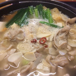 おふくろ亭 - ホル鍋定食 飯大 ニンニクがっつり 500円