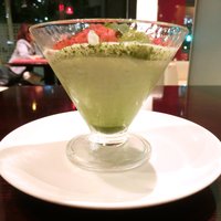 過門香 赤坂溜池山王店 - <'15/06/26撮影>宇治抹茶杏仁豆腐 842円