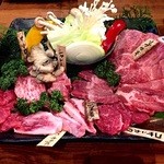 Oumi Gyuu Yakiniku Take - 極付けセット