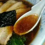 味のむろ市 - スープは濃いめが美味しい♪