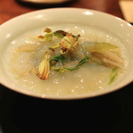 麻布 幸村 - 春野菜の炊合せ　蛤のジュレで　(2015/05)