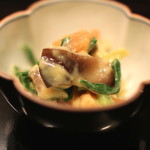 麻布 幸村 - トリ貝と赤貝のぬた　(2015/05)