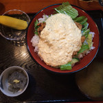 磯の香 - 鳥唐タルタル丼 大盛 500円