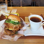 Heartful Burger - てりやきベーコンバーガー・ドリンクセット