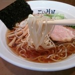 仙臺 自家製麺 こいけ屋 - 氷水で〆られた中細麺　冷（ひやし）らーめん 