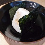 仙臺 自家製麺 こいけ屋 - 唐揚げおむずび 200円（中にから揚げが入っています。）