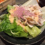 くずし割烹花々 - 冷しゃぶ包みサラダ