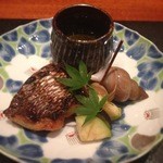 日本料理 TAKEMOTO - 真鯛の焼き物