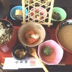 小松家 - しじみご飯セット（ざるそば付き）1,500円