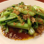 中国旬菜房 幸月 - 青菜ガーリック炒め