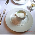 アコモデ - セレクトコース　枝豆の冷製スープ